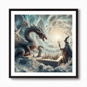 Chess Game 3 Art Print