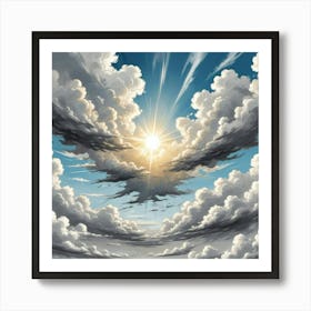 Clouds In The Sky 3 Art Print