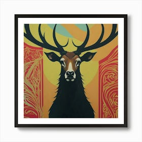 Stag 1 Art Print