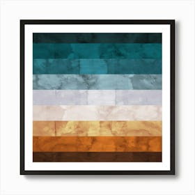 Gradient watercolor 4 Art Print