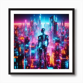 Futuristic Cityscape 25 Poster