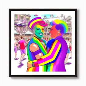 Rainbow Love Art Print