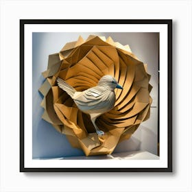 Origami Bird 1 Art Print