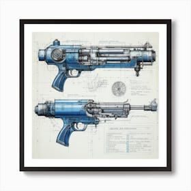 Ncmoore Rail Gun 1 Art Print