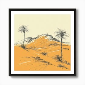 Sahara Desert Art Print