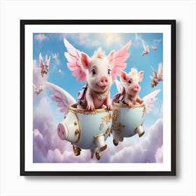 Pigs In The Sky Art Print