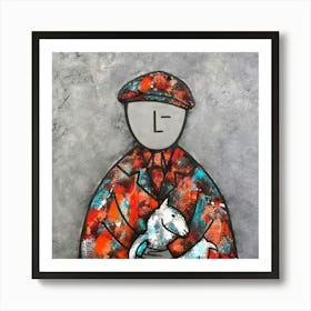 The lacy man Art Print