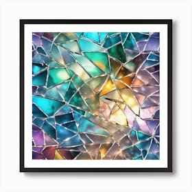 Mosaic Background Art Print