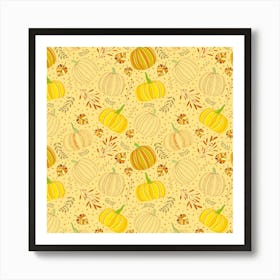 Pumpkins Autumn Fall Harvest Art Print