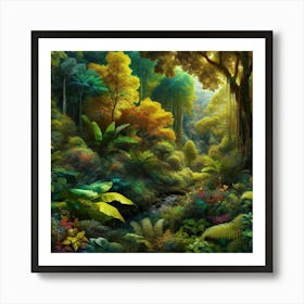 Tropical Forest 2 Art Print