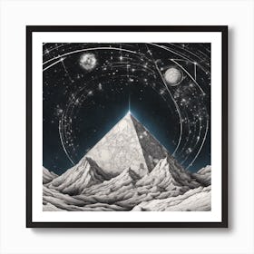 Pyramids And Stars Art Print