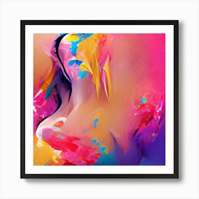 Color Splash 1 Edit Art Print