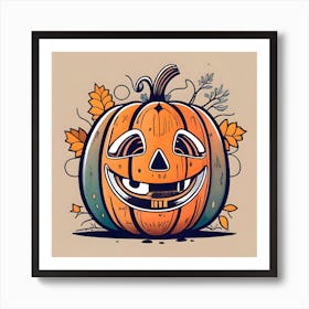 Halloween Pumpkin 2 Art Print