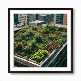 Green Roof Art Print