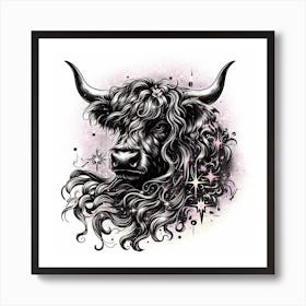 Highland Cow 2 1 Art Print