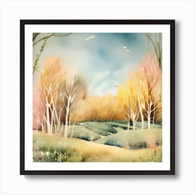 Autumn Forest Art Print