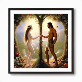 Adam And Eve 10 Art Print