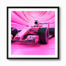 Barbies F1 Car Art Print