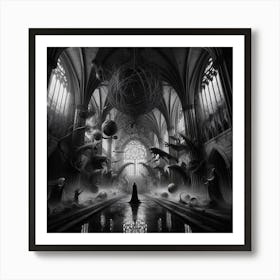 Dark Cathedral 1 Art Print