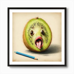 Kiwi Fruit 12 Art Print