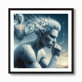 Dreaming Man 1 Art Print