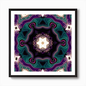 Purple Mandala 2 Art Print