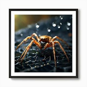 Leonardo Diffusion Xl A Majestic Arachnid Several Times Larger 0 Upscayl 4x Realesrgan X4plus Anime Art Print