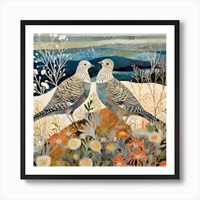 Bird In Nature Dove 4 Art Print