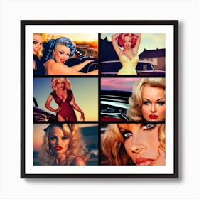 90s Pinup Music Video Art Print