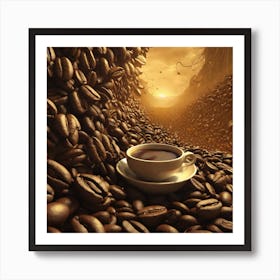 Coffee Beans 166 Art Print