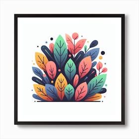 Bushes of Leafs 2 Art Print