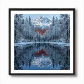 Tatra Mountain In Winter Art Print