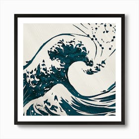 Great Wave Off Kanagawa 19 Art Print