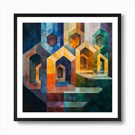 Geometric Shapes Art Print