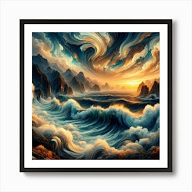 Tempestuous Beauty 3 1 Art Print