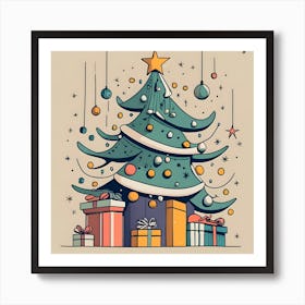 Christmas Tree 4 Art Print