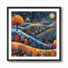 Winter Landscape 3 Art Print