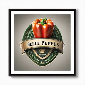 Bell Peppers Logo 1 Art Print