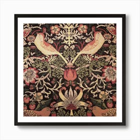 William Morris Textile Design 16 Art Print