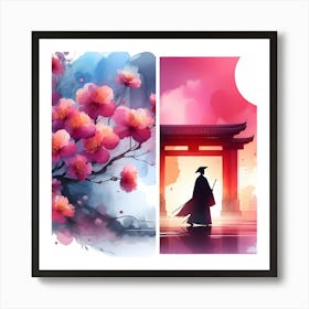 Sakura Blossoms 2 Art Print