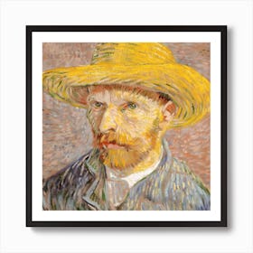 Portrait Of Vincent Van Gogh Art Print