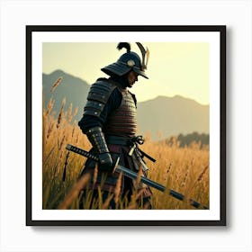 Samurai Art 49 Art Print