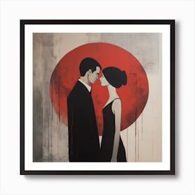 Couple in love Art Print