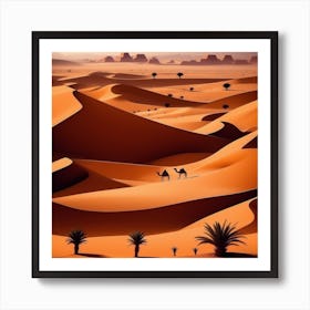 Desert Landscape 79 Art Print