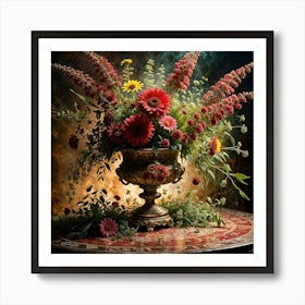 Flowers In A Vase 12 Art Print