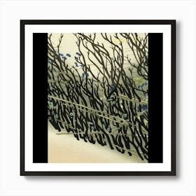 Tree In The Snow Art Print