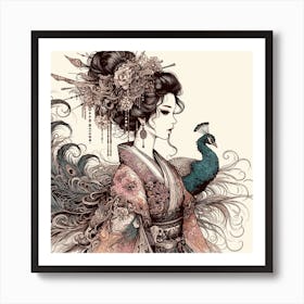 Japaneses women(3) Art Print