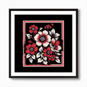 Red Flowers Art Print