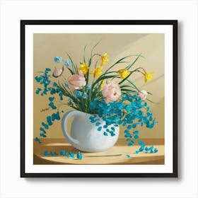 Flowers In A Vase 24 Art Print