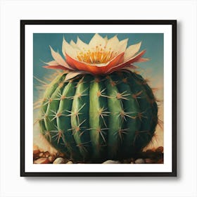 Cactus Flower Art Print